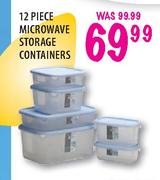 12 Piece Microwave Storage Container