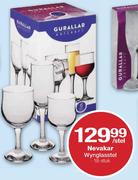 Nevakar Wynglasstel 18 Stuk-Per Stel