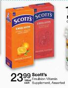 Scott's Emulsion Vitamin Supplement Assorted-100ml Each