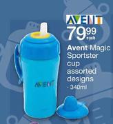 Avent Magic Sportster Cup Assorted Designs-340ml Each