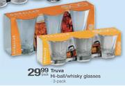Truva Hi-Ball/Whisky Glasses-3-pack per pack