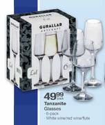 Tanzanite Glasses White Wine/Red Wine/Flute-6-pack per pack
