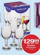 Nevakar Wynglasstel-18 stuk per stel