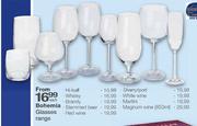 Bohemia Glasses Range (Whisky)-each