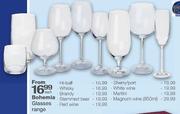 Bohemia Glasses Range (Stemmed Beer)-each
