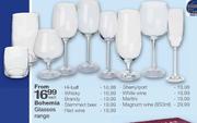 Bohemia Glasses Range (Hi-Ball)-each