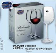 Bohemla Magnum Rooiwynglase-2 Pak