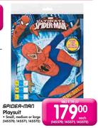 Spider-Man Playsuit Small, Medium Or Large-Each