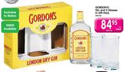 Gordon's Gin And 2 Glasses In Gift Pack - 1 x 750ml
