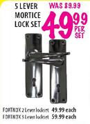 Fortnox 2 Lever Lockset-Each