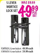 5 Lever Mortice Lock Set