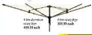 4 Arm Aluminium Rotary Dryer-Each