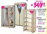 Double Frame Metal Closet-Each