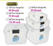 Addis Clear Storage Box-26l