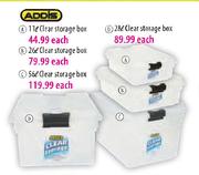 Addis Clear Storage Box-56l