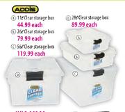 Addis Clear Storage Box-11l Each
