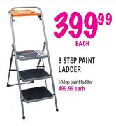 3 Step Paint Ladder-Each
