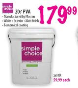 Simple Choice PVA-20l Each