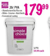 Simple Choice PVA-5l Each