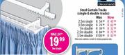 Steel Curtain Tracks Single-3.5m