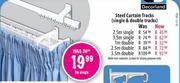 Steel Curtain Tracks Single-1m