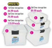 Addis Clear Storage Box-11l Each