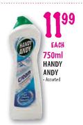 Handy Andy Assorted-750ml each