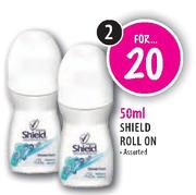 2 Shield Roll On Assorted-50ml