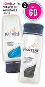 2 400ml Pantene Shampoo or Conditioner Assorted