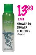 Shower To Shower Deodorant Assorted-each