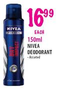 Nivea Deodorant Assorted-150ml each