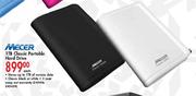 Mecer 1TB Classic Portable Hard Drive Each