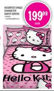 Single Character Duvet Covers Assorted-Each
