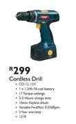 Ryobi Cordless Drill