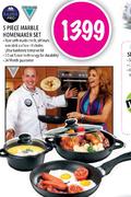Verimark 5 Piece Marble Homemaker Set