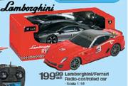 Lamborghini/Ferrari Radio-Controlled Car-Each