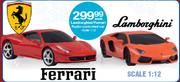Lamborghini/Ferrari Radio-Controlled Car-Each