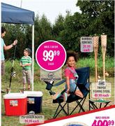 Camp Master Tripod Fishing Stool-Each