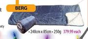 Camp Master 250g Sleeping Bags Berg-240cmx85cm Each