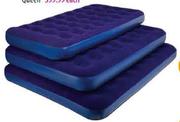 Camp Master Queen Flocked Airbed-Each