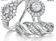 Monella Silver And Pearl Pendant, Earrings And Ring Set