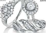 Monella Silver And Pearl Pendant, Earrings And Ring Set