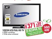 Samsung LCD  Full HD TV-40" (102cm)