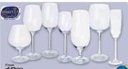 Bohemia Crystal Glass White Wine-Each 