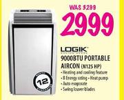 Logik 9000BTU Portable Aircon