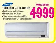 Samsung 12000BTU Split Aircon
