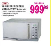 Defy Mirror Finish Grill Microwave Oven-34L