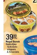 Royal Dansk Beskuitjies Sjokoladesnippers & Amandels-454g