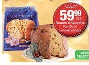 Romeo & Giulietta Panettone Verskeidenheid-Elk