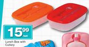 Lunch Box With Cutlery-Per Set